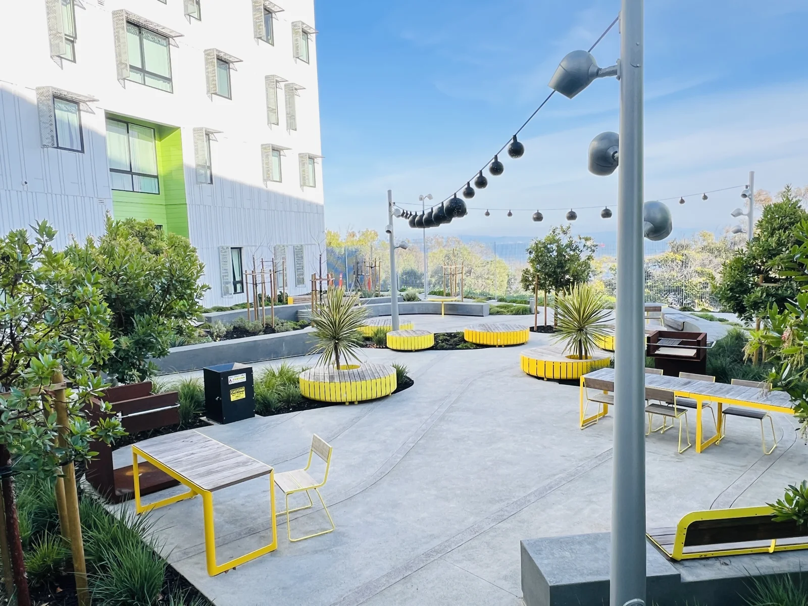 Courtyards & amenities at a Green Is The Way maintained property, view 4