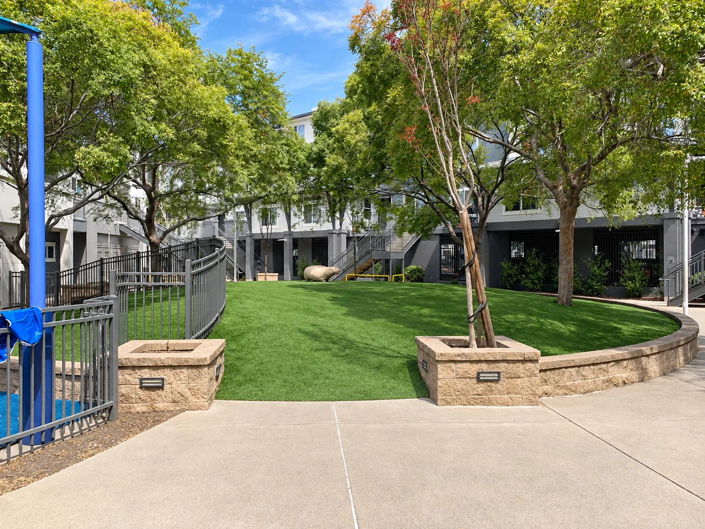 Community grounds at a Green Is The Way maintained property, view 2