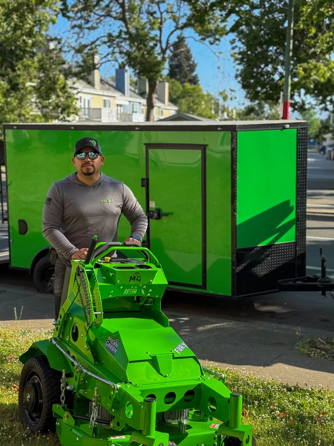 Junior Cabrera, owner of Green Is The Way Landscaping